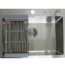 Мойка для кухни Wisent WS36050 60x50, врезная, с дозатором, коландером, сатин