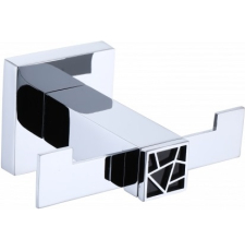 Крючок для ванной CeramaLux Venezia 88601A-1, двойной, хром