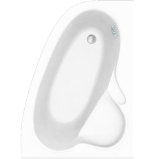 Акриловая ванна Bonito Home Maya 170x110 P угловая, правая, с ножками