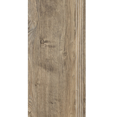 Плитка-керамогранит для ступеней Керамин Ноттингем 6 29.5x60 бордюрная, светло-коричневый