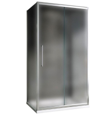 Душевая кабина Abber Schwarzer Diamant 120x70, мат./ хр. П-образная
