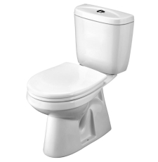 Унитаз Santek Анимо напольный, 2 режима, с крышкой микролифт, вертикальный выпуск, 1.WH30.2.136