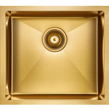 Мойка для кухни Paulmark Next 48 Uni 48x44 PM214844-BG, под столешницу, брашированное золото