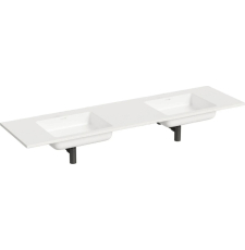 Раковина столешница Salini Onda 180, S-Stone, белый матовый