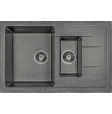 Мойка для кухни Gerhans C10 76.5x49, врезная, графит 24