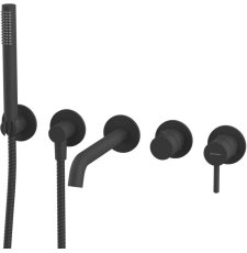 Смеситель для ванны Whitecross Y YSET1240BL, встраиваемый, матов. черный