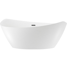 Акриловая ванна Wellsee L’univers 177.5x91, отдельностоящая, белый глянцевый/черный