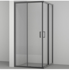 Душевая кабина Aquabath Atlas AB-04F 90x90 кв., прозр.\оруж. сталь