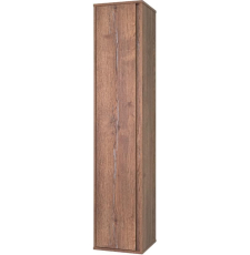 Шкаф-пенал Brevita Dallas 35 подвесной, 1 дв., универс., дуб галифакс олово