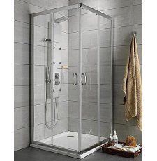 Душевая кабина Radaway Premium Plus C 90x90, коричневая