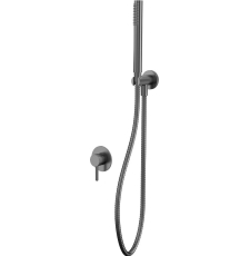 Встроенная душевая система Whitecross Y YSET02GM со смесителем, оружейная сталь