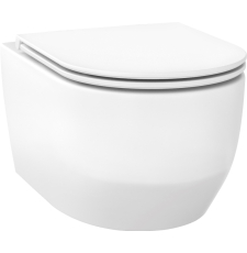 Унитаз Wellsee Croquis RimFree подвесной, с крышкой, глянц.белый
