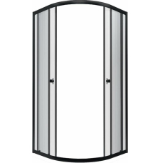 Душевая кабина Triton Альфа Блэк А1 90x90 без поддона, закр., прозр.\черный, Щ0000054224