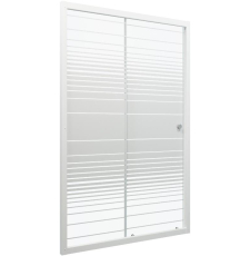 Душевая дверь Triton Слайд 100x185, белый, полосы, Щ0000038519 Душевая дверь Triton Слайд 100x185, белый, полосы, Щ0000038519