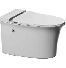 Унитаз Abber Bequem AC1124P подвесной, импульсный, с крышкой микролифт, белый глянцевый