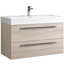 Тумба для умывальника Belux Стокгольм НП 100-02 подвесная, 2 дв., акация лэйкленд светлая 183