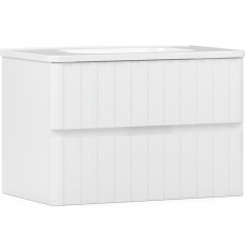 Тумба для умывальника Belux Осло НП 80-02 подвесная, 2 ящ., белый матовый 18