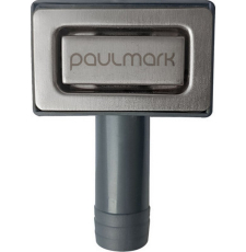 Перелив для кухонной мойки Paulmark PM22-BS, прямоугольный, браширов. нерж.сталь