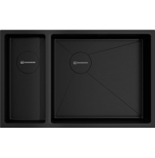 Мойка для кухни Omoikiri Taki 69-2-U/IF-R Side-GB 69.5x44 4993183, правая, врезная, графит Мойка для кухни Omoikiri Taki 69-2-U/IF-R Side-GB 69.5x44 4993183, правая, врезная, графит
