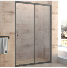 Душевая дверь Veconi VN-40B 120x185, прозр.\черный