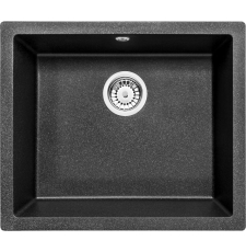 Мойка для кухни Deante Corda ZQA G10C 54x44 под столешницу, графитовый металик