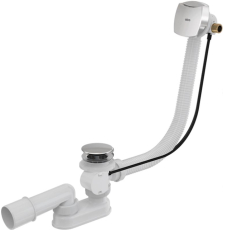 Сифон для ванны Alca A564CRM1-80, полуавтомат с наполнением