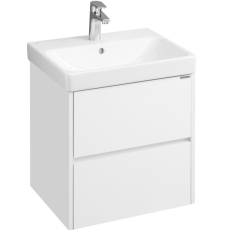Тумба с умывальником Акватон Сканди 55 Адриана, Белый мат./Белый глянец
