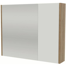 Зеркало-шкаф АВН Домино 80x65, белый мат.\Дуб Небраска нат. Зеркало-шкаф АВН Домино 80x65, белый мат.\Дуб Небраска нат.