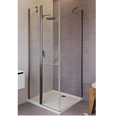 Душевая кабина Riho Novik Z203 90x90 кв., с поддоном и сифоном, прозр. Riho Shield\хром