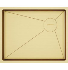 Кухонная мойка Paulmark Next-Skew 54x44 PM885444-BG, под столешницу, брашированное золото