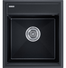 Мойка для кухни Paulmark Stepia-460 46x51 PM114651-BLM, врезная, черный металлик