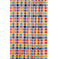 Текстильная шторка для ванны Bisk City Multi 180x200 06893
