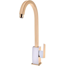 Смеситель для кухни Ahti Helsinki Gold HE103011, золото\белый мат.