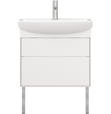 Тумба для умывальника Belux Клермонт Н 60-02, напольная, белый глянц. 1