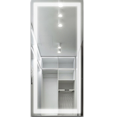 Зеркало Алмаз-Люкс ЗП-62 60x140 с подсветкой