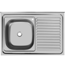 Мойка для кухни Ukinox Eco 80x50, левая, накладная
