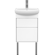 Тумба для умывальника Belux Клермонт Н 45-02, напольная, белый глянц. 1