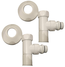 Вентиль запорный угловой 3/4"х1/2"г/ш Маргроид Luxon 4703 White, белый матовый Вентиль запорный угловой 3/4"х1/2"г/ш Маргроид Luxon 4703 White, белый матовый