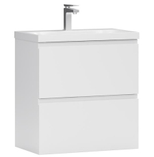 Тумба для умывальника Belux Минск НП 50-02 подвесная, 2 ящ., белый глянцевый 1