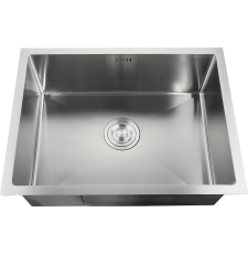 Мойка для кухни GranFest Metal GF-5344 53x44 под столешницу, с сифоном, нерж.сталь