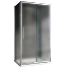 Душевая кабина Abber Schwarzer Diamant 140x60, мат./ хр. П-образная
