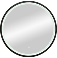 Зеркало Континент Style Black Led 60x60, с подсветкой, сенсор, черный, ЗЛП1016 Зеркало Континент Style Black Led 60x60, с подсветкой, сенсор, черный, ЗЛП1016