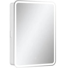 Зеркало-шкаф Equil Soldi LED 60x80, правый, сенсор, белый