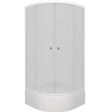 Душевая кабина Triton Вельвет В1 90x90 с высоким поддоном, закр., вельвет\белый, Щ0000063057