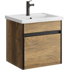 Тумба для умывальника Aqwella Urban 50 Фостер подвесная, 1 ящ., дуб балтийский