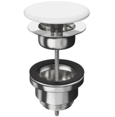 Донный клапан Kerama Marazzi Plaza, белый