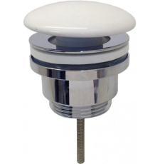 Донный клапан Ledeme L67W универсальный, белый