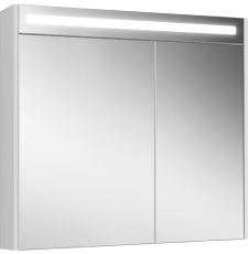 Зеркало-шкаф Belux Бристоль ВШ 90 90x80 с подсветкой, 1 дв., белый глянц. 1