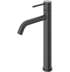 Смеситель для умывальника Cezares Relax LC1, высокий, матовый черный