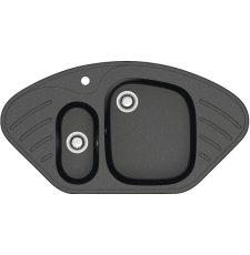 Мойка для кухни Marrbaxx 23/Q4 94.5x50, врезная, угловая, черный